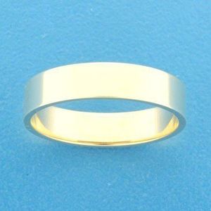 Geelgouden Ring A415 - 5 mm - zonder steen 4018136 21.00 mm (66)