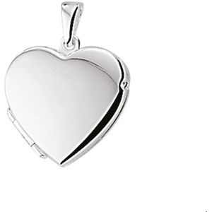 Zilveren Medaillon hart 1005530