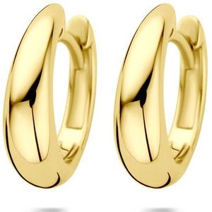 14K geelgoud klapoorringen 14 mm 4033663