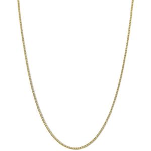 14K geelgoud tenniscollier lab grown diamant 2.00ct g si 1,9 mm 42 cm 4029467