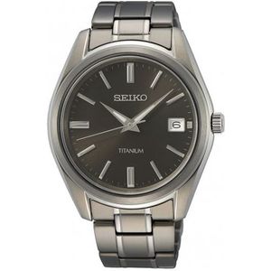 Seiko SUR375P1 - titanium - horloge