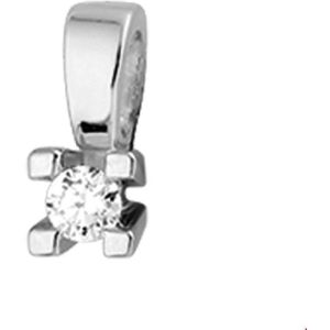 Witgouden Hanger diamant 0.10ct H SI 4102125