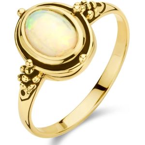 14K geelgoud vintage ring opaal oxi 4027318 16.50