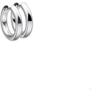 klapoorringen 2,5 mm rond zilver wit 1001563