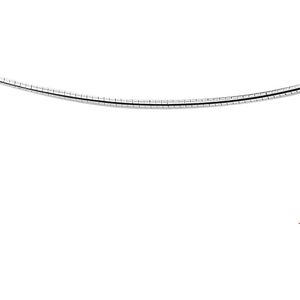 Zilveren Collier omega rond 1 1002128 42 cm