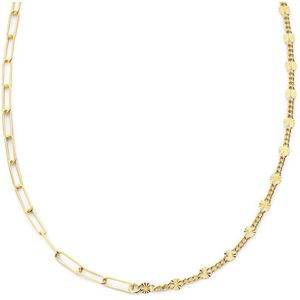collier 3,8 mm 41 + 4 cm 1 micron zilver verguld (geel) 2101655