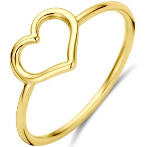 14K geelgoud ring hart 4029660 16