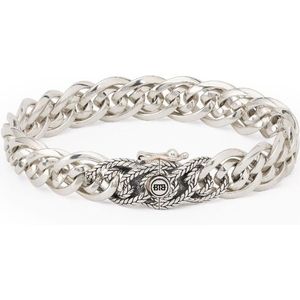 BUDDHA TO BUDDHA J208 - Nathalie XS Texture Silver - Armband-lengte 20 cm