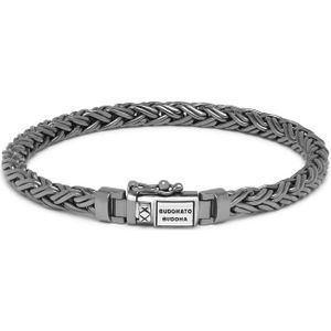 BUDDHA TO BUDDHA J170BR SS E - Katja XS Bracelet Black Rhodium Shine Silver - Armband