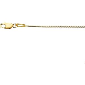 Geelgouden Collier slang rond 1 4004365 42 cm