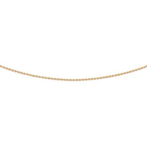 collier anker plat 0,8 mm 41 - 43 - 45 cm 14K roségoud 4401457