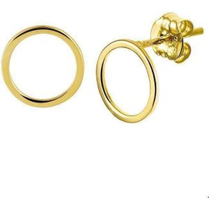 oorknoppen rondje 14K geelgoud 4017961