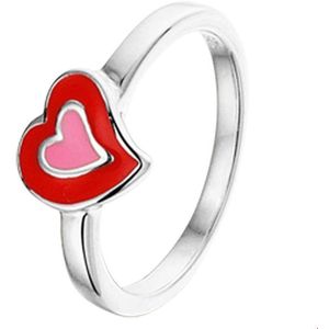 ring hart zilver gerhodineerd 1327223