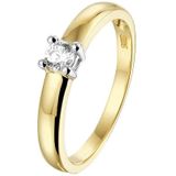 Bicolor Gouden Ring zirkonia 4208323 17.50 mm (55)