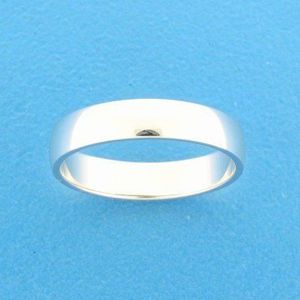 ring a414 - 4 mm - zonder steen 14K witgoud 4104172