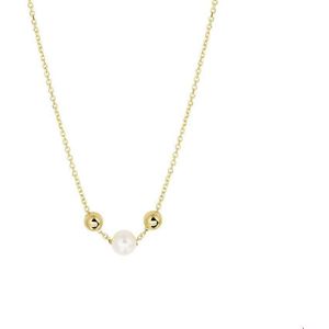 Geelgouden Collier parel 1 4020767