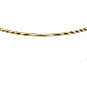 Geelgouden Collier omega rond 1 4010838 50 cm