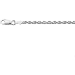 Zilveren Collier koord 2 1002172 42 cm