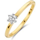 Bicolor Gouden Ring diamant 0.20ct H SI 4208677 17.75 mm (56)