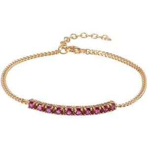 Vedder & Vedder Tennis Birthstone Bracelet - Plated - Armband-juli