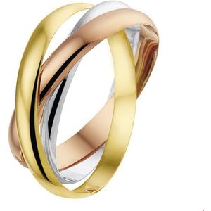 Tricolor Gouden Ring 3-in-1 tricolor 4300461 18.50 mm (58)