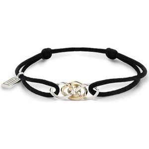 Buddah To Buddha 136BL M - Chain Bicolor - Koord - Armband