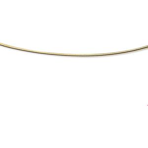 Geelgouden Collier omega rond 1 4020500