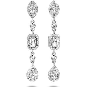 oorhangers zirkonia zilver gerhodineerd 1336608