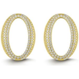 MY iMenso 12252111p - Carezza Single Stone - Oorbedels