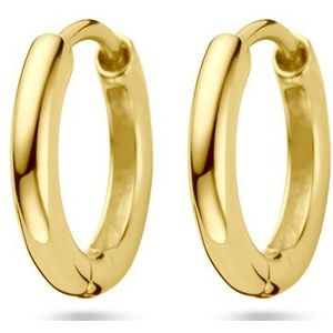 zilver verguld (geel) klapoorringen 13 mm 1 micron 2103981