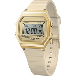 Ice Watch IW022062 - Digit Retro Almond skin Gold - horloge