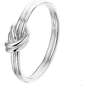 Zilver Gerhodineerde Ring knoop 1325855 17.25 mm (54)