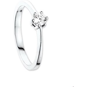 ring zirkonia 14K witgoud 4102320