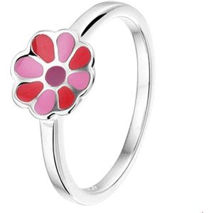 ring bloem zilver gerhodineerd 1326094