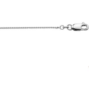 collier vossestaart 1,0 mm 14K witgoud 4103713