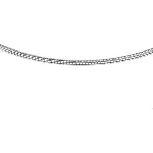 Witgouden Collier omega 1 4100364 42 cm