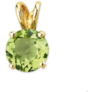 Geelgouden Hanger peridot 4010299