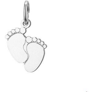Zilveren Hanger baby voetjes 1021017