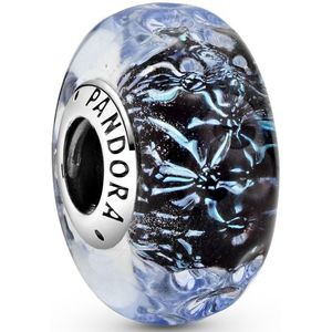 Pandora 798938C00 - Golvende Donkerblauwe Muranoglazen Oceaan - Bedel