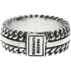 BUDDHA TO BUDDHA Chain Texture ring - 788-19