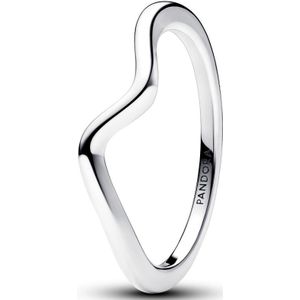 Pandora 193095C00-56 - Polished Wave Ring - Silver Ring