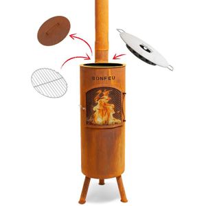 BonFeu Bongiano LP Roest Tuinhaard