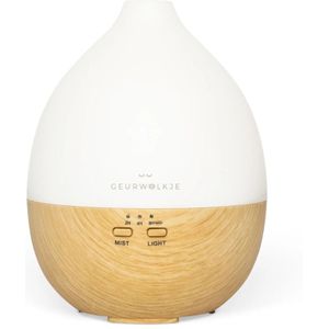 Nimbus 2.0 - ® Aroma Diffuser - Licht hout - 200 ml - Tevens nachtlampje