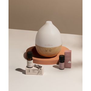 Mama  Voordeel Bundel Klein (Me and My Baby) - ® Aroma Diffuser - Nimbus 2.0 - Licht Hout - 200 ml