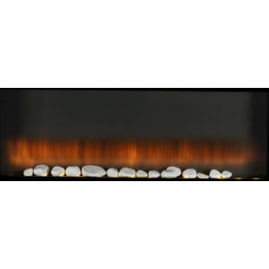 Alpina Classic Fire Seattle Sfeerhaard - 1800-2000 Watt - Elektrische Opbouwhaard & Verwarming - LED - Afstandsbediening - Timer - zwart