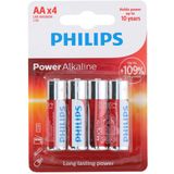 Philips AA Power Alkaline Batterijset - 4 stuks
