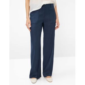 Brax Dames Broek  Style MAINE, donkerblauw, maat 34