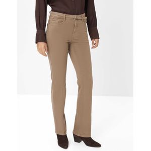 Brax Dames  Style MARY TAUPE, denim lichtbruin, maat 36