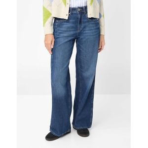 Brax Dames  Style MORGAN USED REGULAR BLUE, denim blauw, maat 34