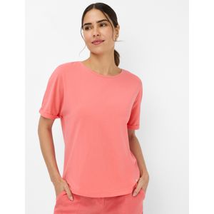 Brax Dames Shirt  Style CAELEN watermelon, lichtrood, maat 42